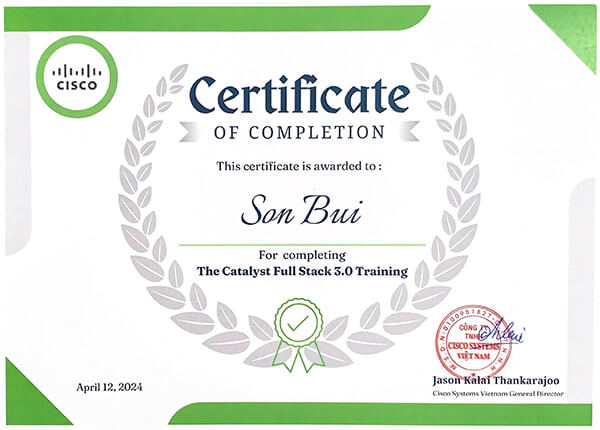 Cisco Certificate